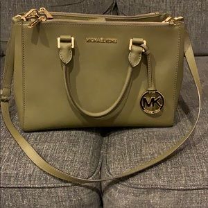 Michael Kors Sutton Olive Green with wallet